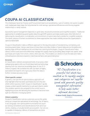 COUPA AI 分类